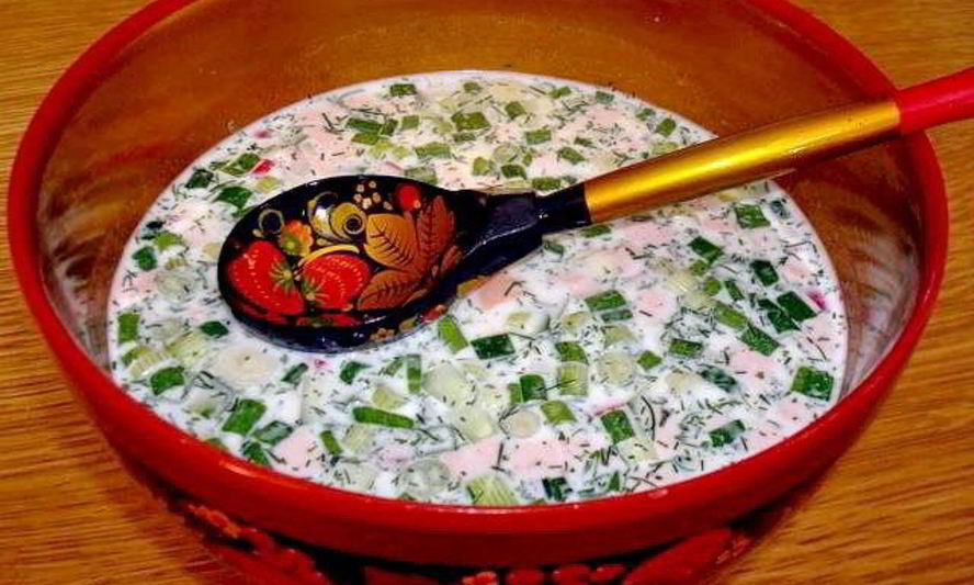 Рецепт окрошки для похудения