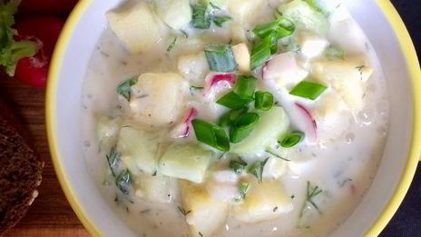 окрошка на айране