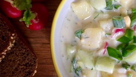 окрошка на айране