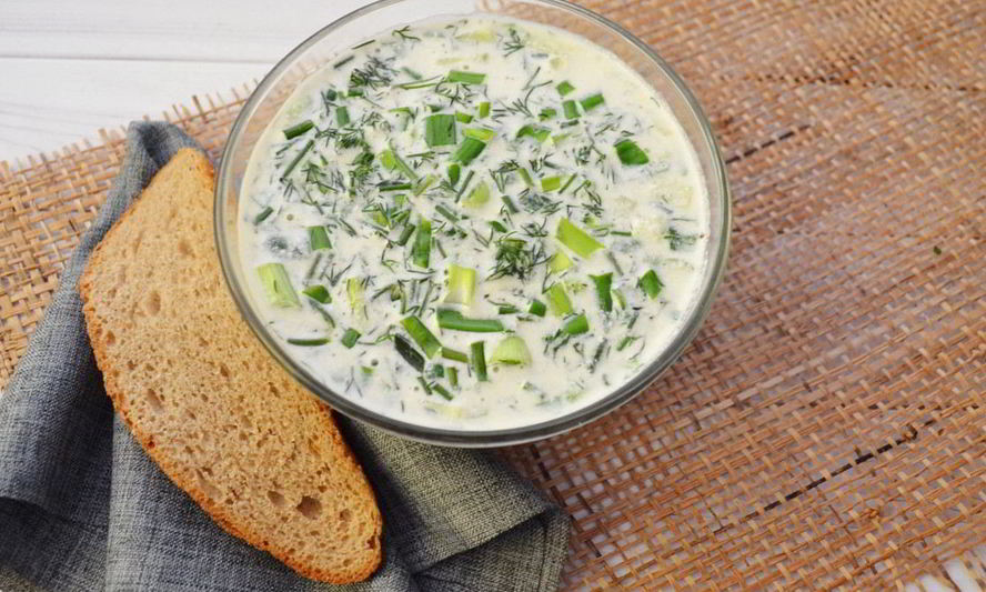 Рецепт окрошки на хлебном квасе