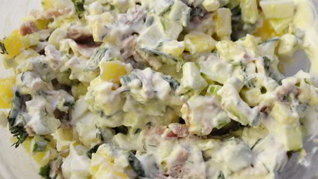 окрошка на хлебном квасе