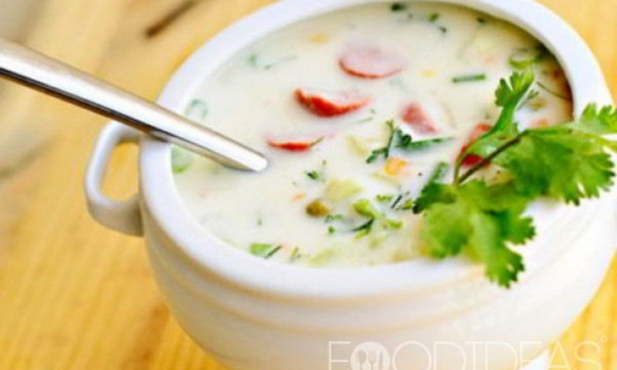 Рецепт окрошки на квасе и кефире