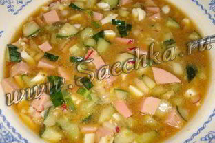 Окрошка на квасе