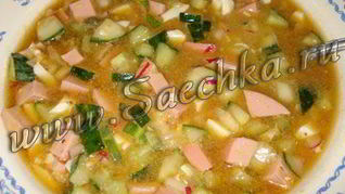 Окрошка на квасе