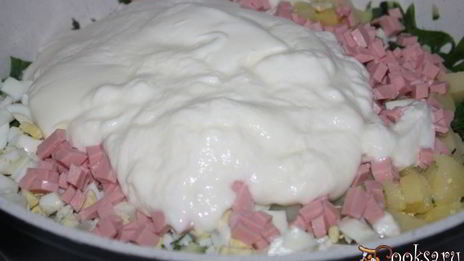 окрошка на мацони и айране