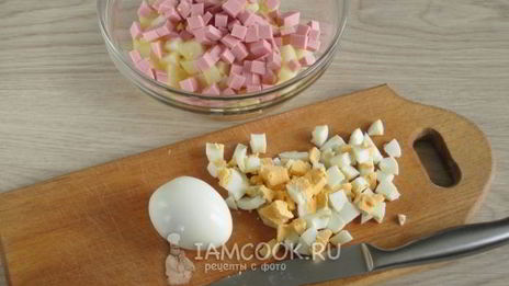 окрошка на воде с майонезом и уксусом