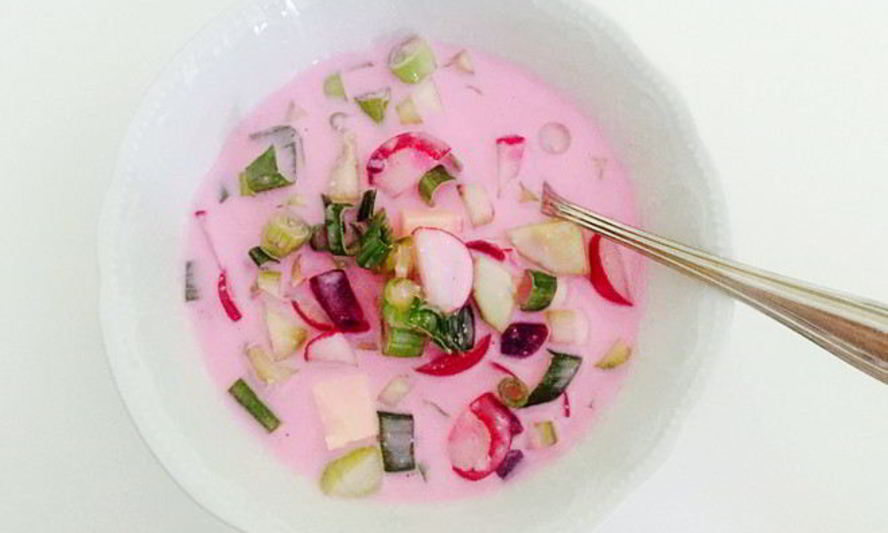 Рецепт окрошки на воде