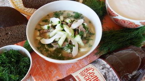 окрошка по-татарски