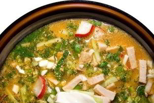 Окрошка с горчицей