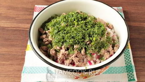 окрошка с говядиной