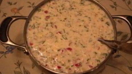 окрошка с копченой грудкой