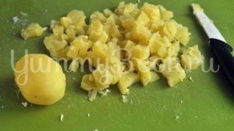 окрошка с курицей на квасе