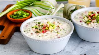 Окрошка с квасом