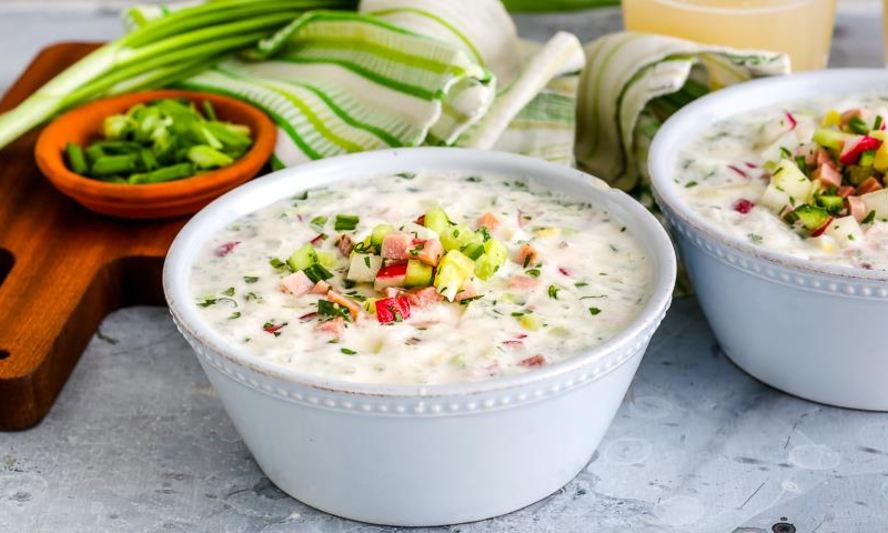 Рецепт окрошки с квасом