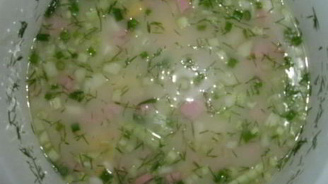 окрошка с лимонным соком sicilia