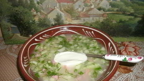 окрошка с лимонным соком sicilia