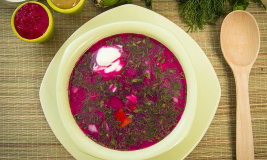 Рецепт окрошки со свеклой