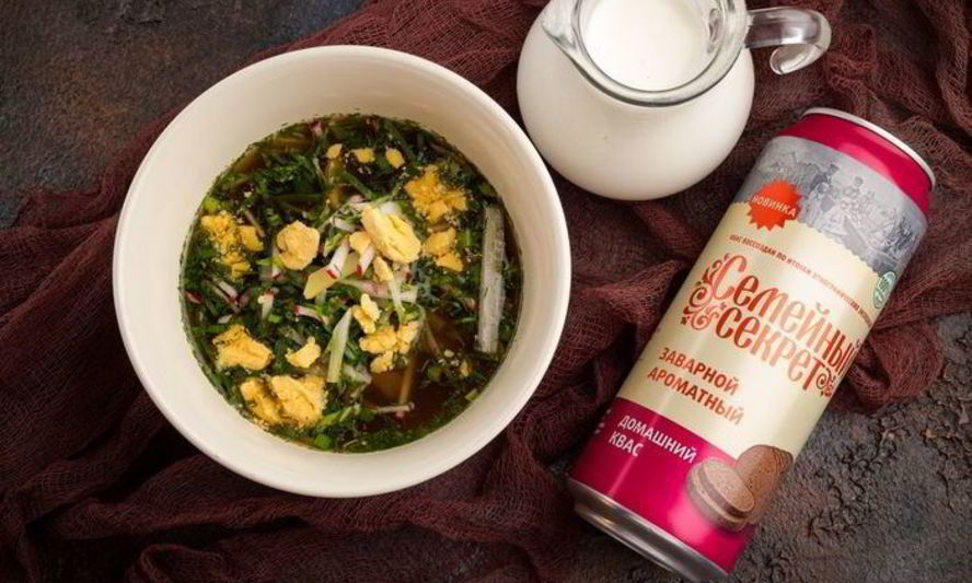 Рецепт окрошки зеленой