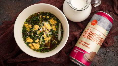 окрошка зеленая