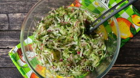 вегетарианская окрошка на квасе