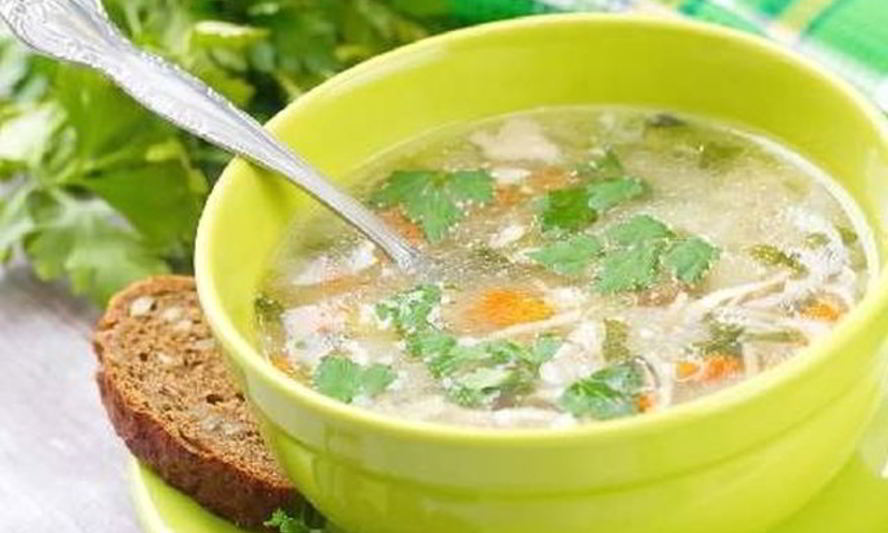 Рецепт быстрого овощной суп с вермишелью