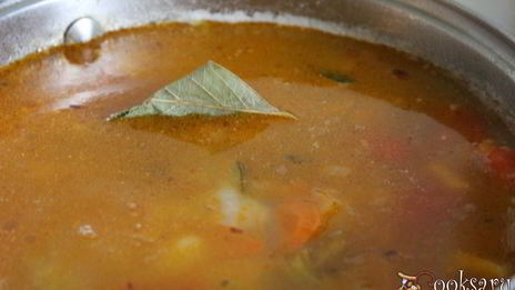 куриный суп с осенними овощами