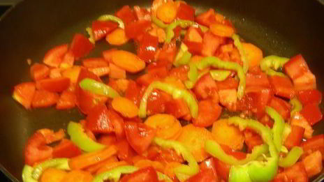 легкий суп из летних овощей с рисом