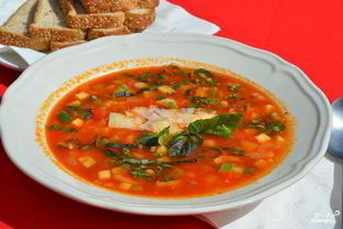 Минестроне с беконом