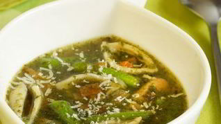 Минестроне с курицей