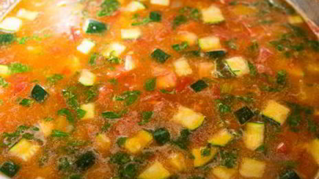 минестроне с песто