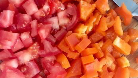 минестроне с рисом и песто из руколы