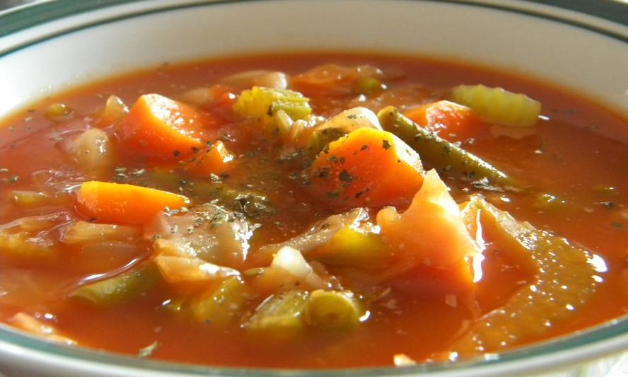 Рецепт овощного супа для похудения