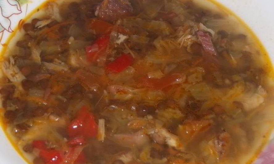 Рецепт овощного супа из чечевицы