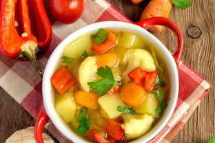 Овощной суп из цветной капусты