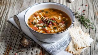 Овощной суп минестроне