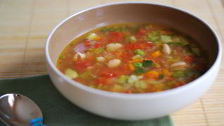 Овощной суп с болгарским перцем