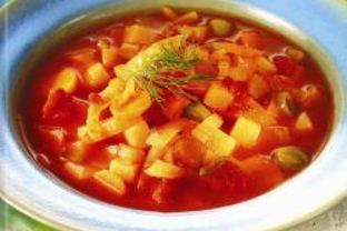 Овощной суп с фенхелем и брюквой