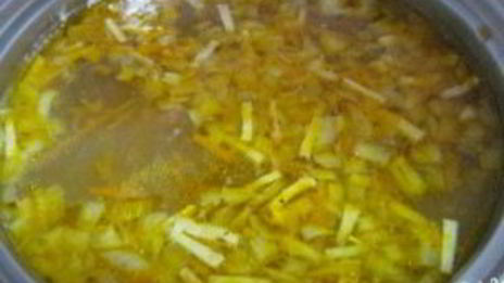 овощной суп с фрикадельками