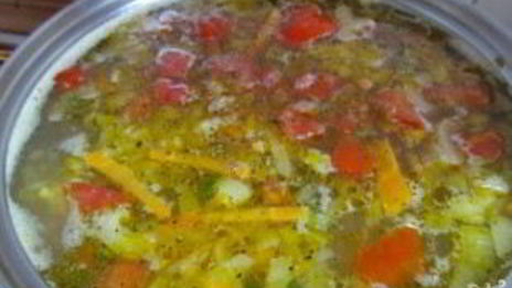 овощной суп с фрикадельками