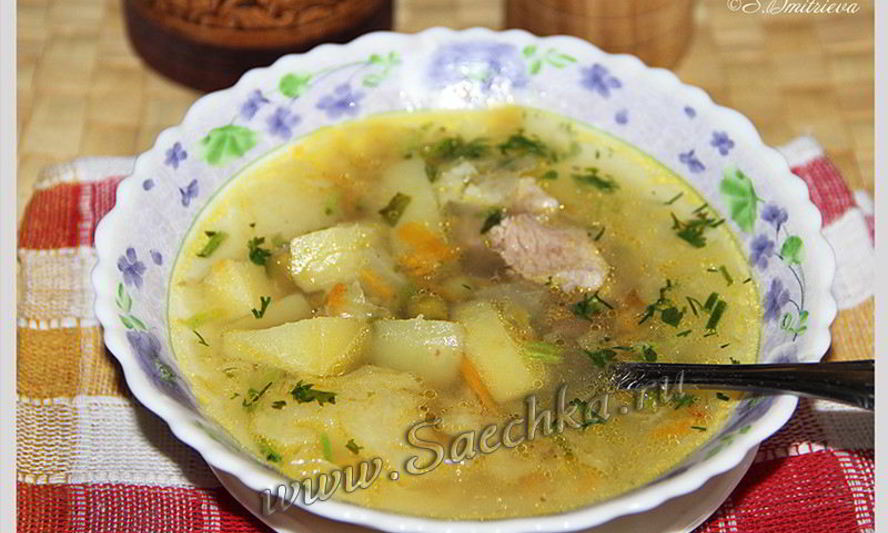 Рецепт овощного супа с индейкой