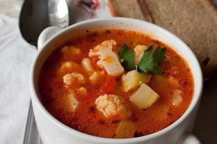 Овощной суп с кабачками