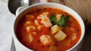 Овощной суп с кабачками