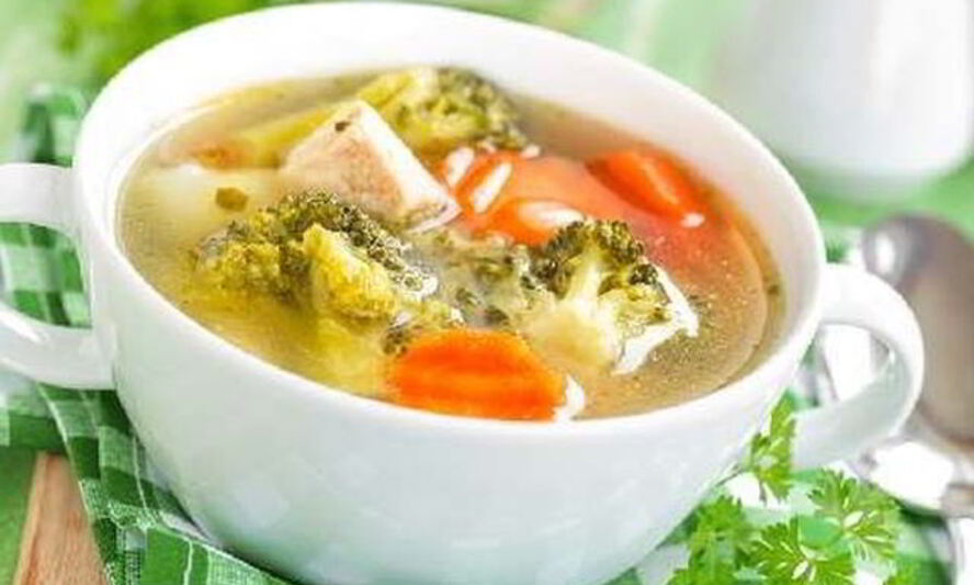 Рецепт овощного супа с хреном и горчицей