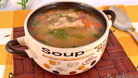 овощной суп с курицей