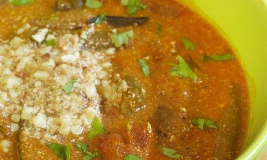 Рецепт овощного супа с орехами