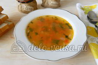 Овощной суп с рисом