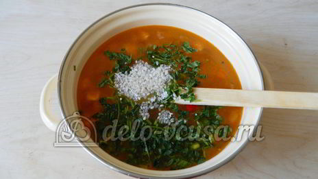 овощной суп с рисом