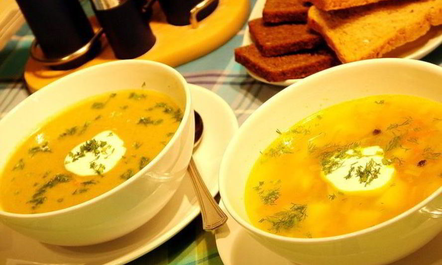 Рецепт овощного супа с тунцом