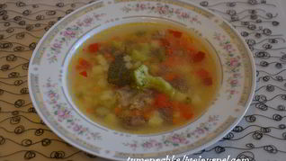 Овощной суп за 15 минут