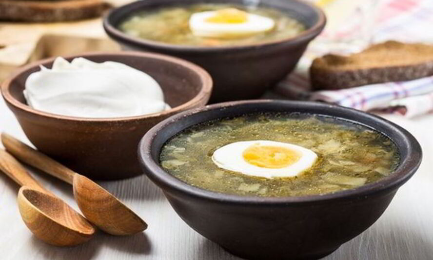 Рецепт полезного овощной суп со шпинатом